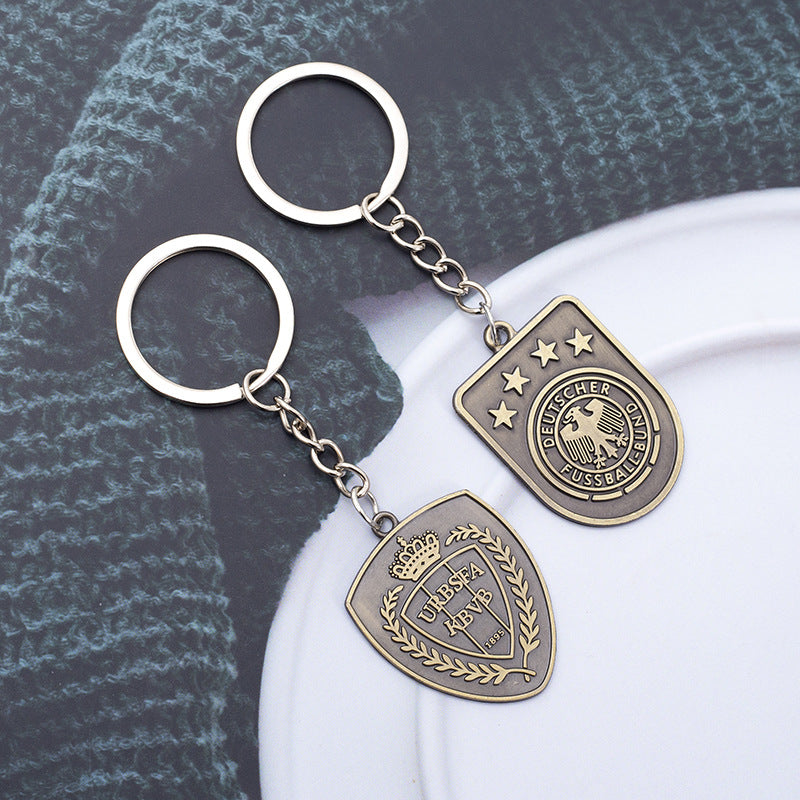 Metal Keychain World Cup Team Logos