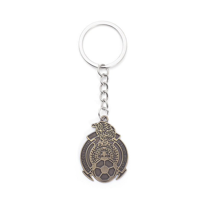 Metal Keychain World Cup Team Logos