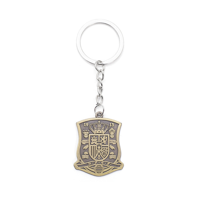 Metal Keychain World Cup Team Logos