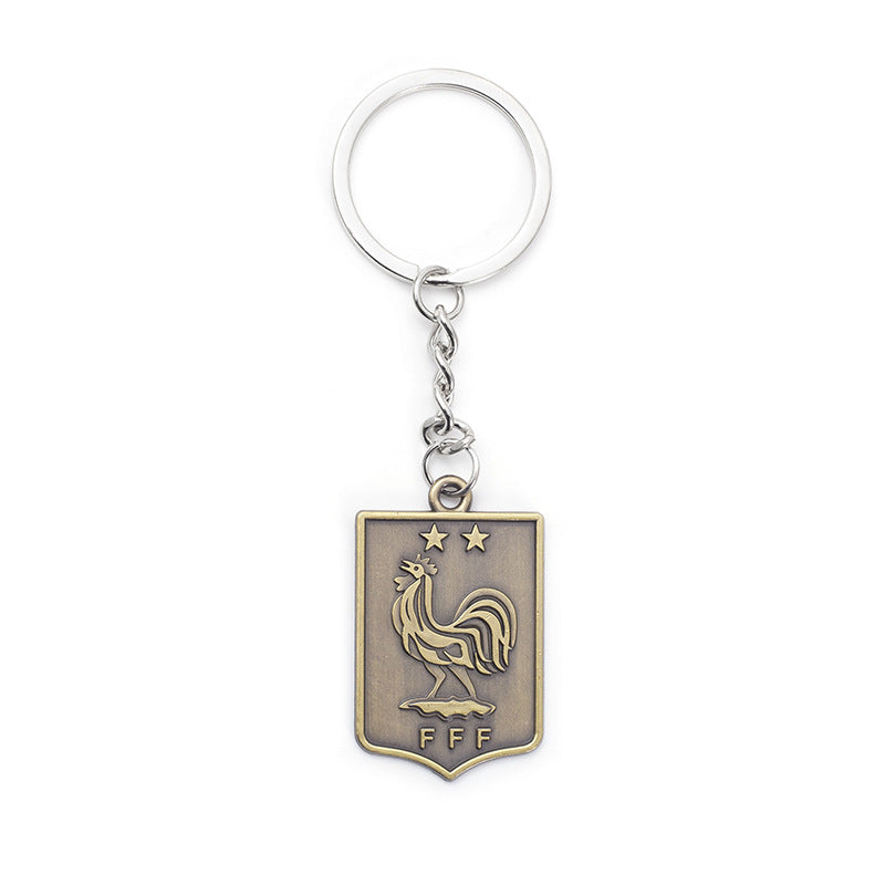 Metal Keychain World Cup Team Logos