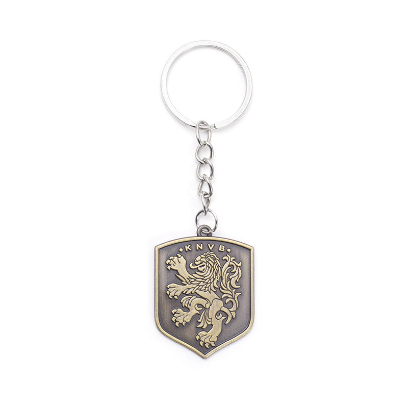Metal Keychain World Cup Team Logos