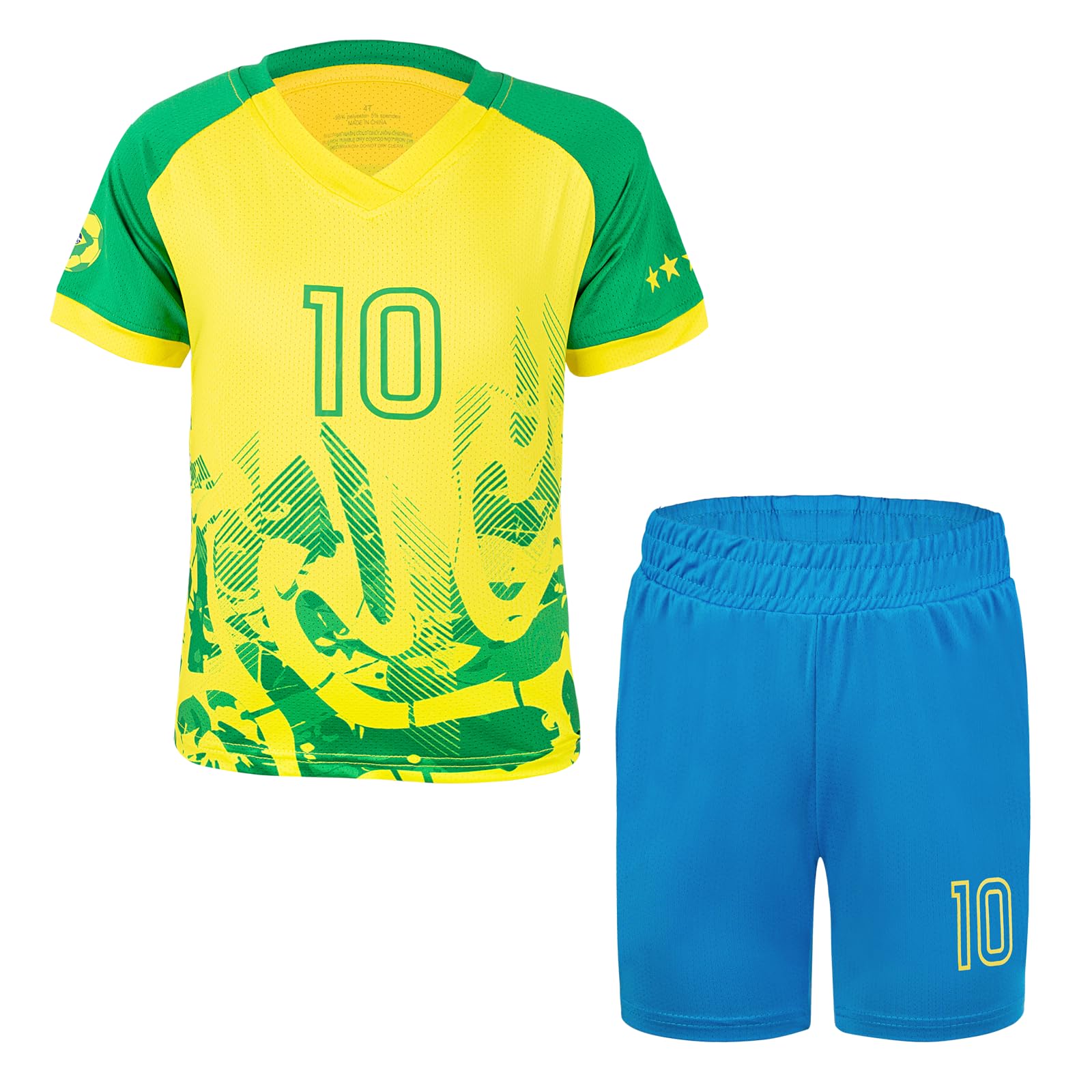 Kids Brasil Soccer Outfit