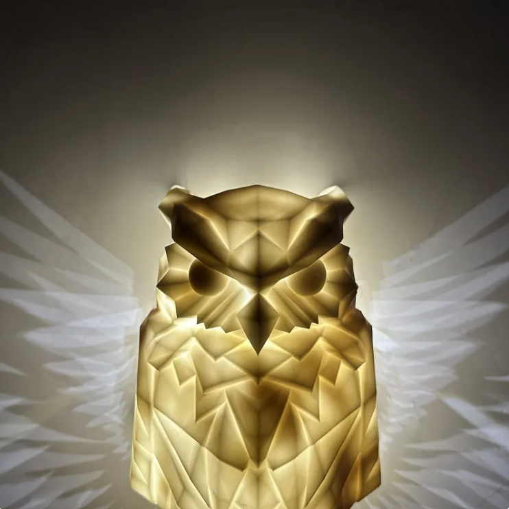 Owl & Eagle Glow Wall Light