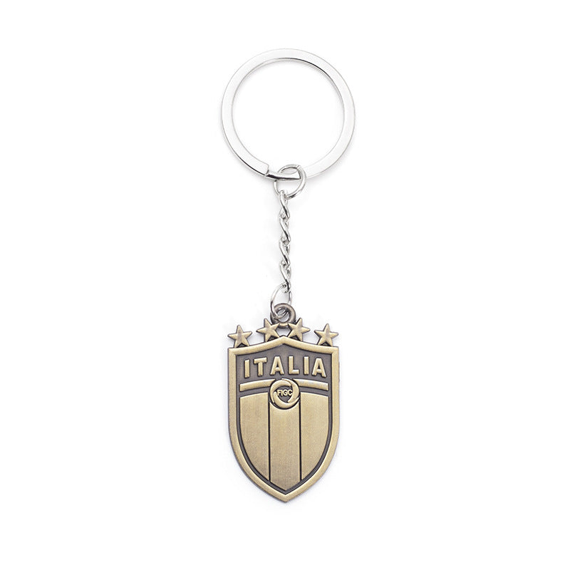 Metal Keychain World Cup Team Logos