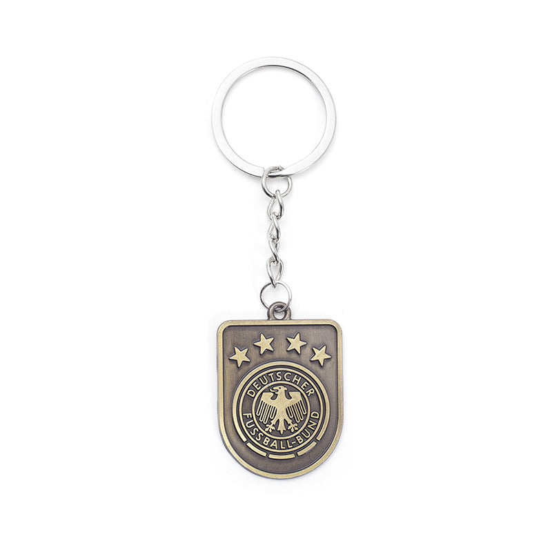 Metal Keychain World Cup Team Logos